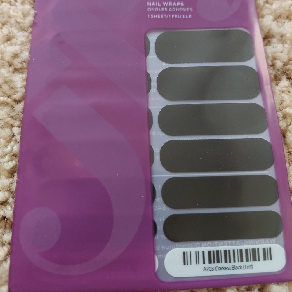 NEW Jamberry - Darkest Black (tint)